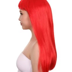 FLAGWIGS Switzerland Flag Sport Party Long Bob Wig | Sexy Cosplay Party Halloween Wig | Premium Breathable Capless Cap 11 FLAGWIGS Switzerland Flag Sport Party Long Bob Wig | Sexy Cosplay Party Halloween Wig | Premium Breathable Capless Cap