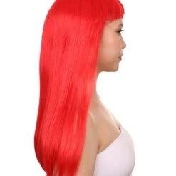 FLAGWIGS Switzerland Flag Sport Party Long Bob Wig | Sexy Cosplay Party Halloween Wig | Premium Breathable Capless Cap 13 FLAGWIGS Switzerland Flag Sport Party Long Bob Wig | Sexy Cosplay Party Halloween Wig | Premium Breathable Capless Cap