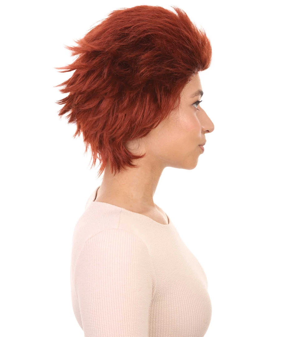 HPO Women's Womens Prisoner Red Short Red Wig | TV/Movie Wigs | Premium Breathable Capless Cap 5 HPO Women's Womens Prisoner Red Short Red Wig | TV/Movie Wigs | Premium Breathable Capless Cap