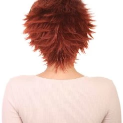 HPO Women's Womens Prisoner Red Short Red Wig | TV/Movie Wigs | Premium Breathable Capless Cap 12 HPO Women's Womens Prisoner Red Short Red Wig | TV/Movie Wigs | Premium Breathable Capless Cap