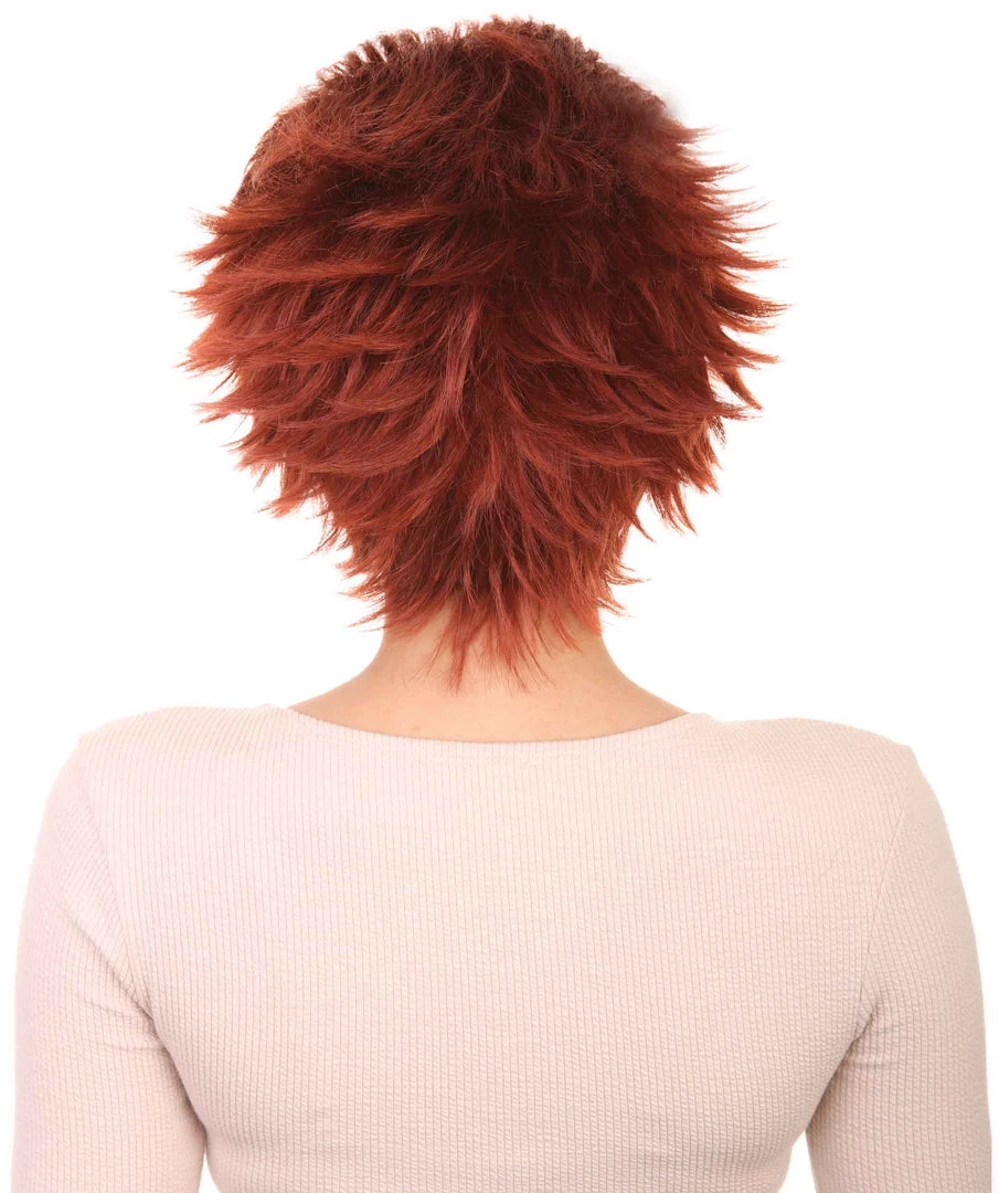 HPO Women's Womens Prisoner Red Short Red Wig | TV/Movie Wigs | Premium Breathable Capless Cap 4 HPO Women's Womens Prisoner Red Short Red Wig | TV/Movie Wigs | Premium Breathable Capless Cap