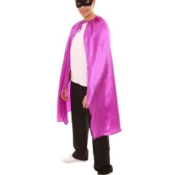 HPO Adult Men's Superhero Cape With Mask Set Costume | Multiple Color Options Halloween Costume