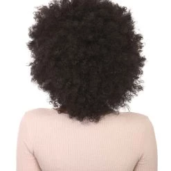 HPO Women Disco Afro Wig | Black Super Size Jumbo Wig Women's