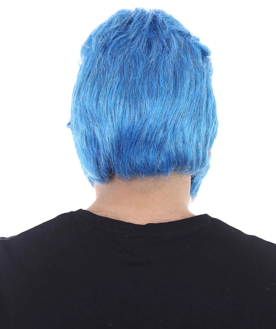 HPO Beast Wig & Beard | Blue Cosplay Halloween Wig | Premium Breathable Capless Cap 4 HPO Beast Wig & Beard | Blue Cosplay Halloween Wig | Premium Breathable Capless Cap