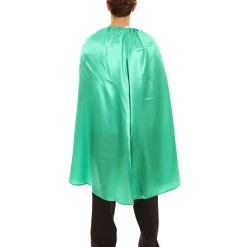 HPO Adult Men's Superhero Cape With Mask Set Costume | Multiple Color Options Halloween Costume