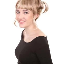 HPO Womens Cutie Doll Wig | Multi Color Cosplay Halloween Wig | Premium Breathable Capless Cap