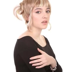 HPO Womens Cutie Doll Wig | Multi Color Cosplay Halloween Wig | Premium Breathable Capless Cap 14 HPO Womens Cutie Doll Wig | Multi Color Cosplay Halloween Wig | Premium Breathable Capless Cap