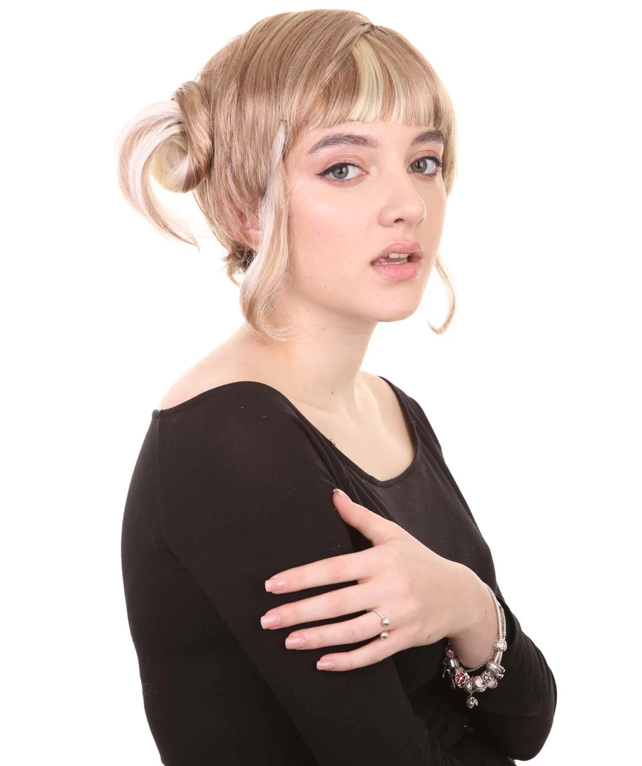 HPO Womens Cutie Doll Wig | Multi Color Cosplay Halloween Wig | Premium Breathable Capless Cap 6 HPO Womens Cutie Doll Wig | Multi Color Cosplay Halloween Wig | Premium Breathable Capless Cap