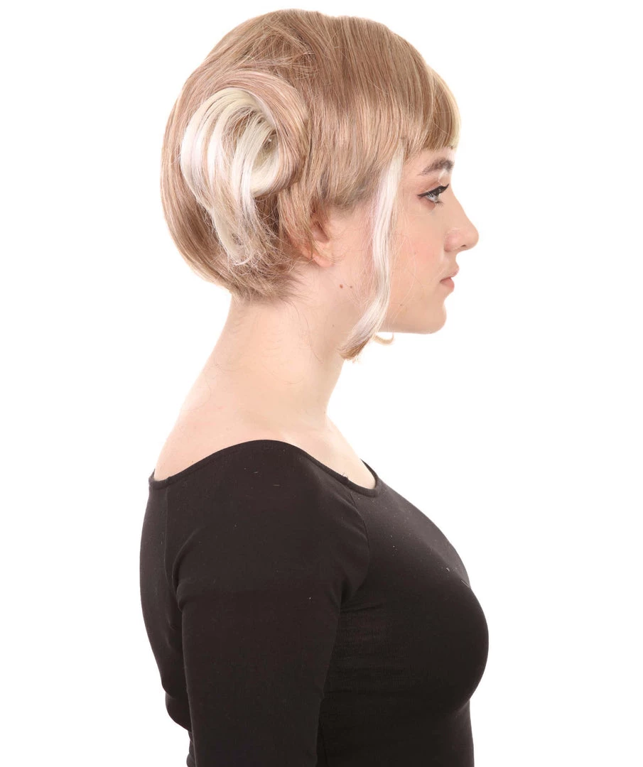 HPO Womens Cutie Doll Wig | Multi Color Cosplay Halloween Wig | Premium Breathable Capless Cap 5 HPO Womens Cutie Doll Wig | Multi Color Cosplay Halloween Wig | Premium Breathable Capless Cap