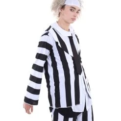 HPO Adult Men's Beetlejuice Costume | Black & White Halloween Costume 10 HPO Adult Men's Beetlejuice Costume | Black & White Halloween Costume