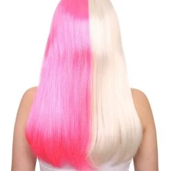 HPO Women's Long Bob Blonde & Pink Womens Wig | Dramatical Cosplay Halloween Wig | Premium Breathable Capless Cap 12 HPO Women's Long Bob Blonde & Pink Womens Wig | Dramatical Cosplay Halloween Wig | Premium Breathable Capless Cap