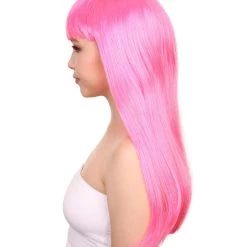 HPO Women's Long Bob Blonde & Pink Womens Wig | Dramatical Cosplay Halloween Wig | Premium Breathable Capless Cap 11 HPO Women's Long Bob Blonde & Pink Womens Wig | Dramatical Cosplay Halloween Wig | Premium Breathable Capless Cap