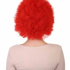 FLAGWIGS Women's Morocco Flag Sport Afro Halloween Wig