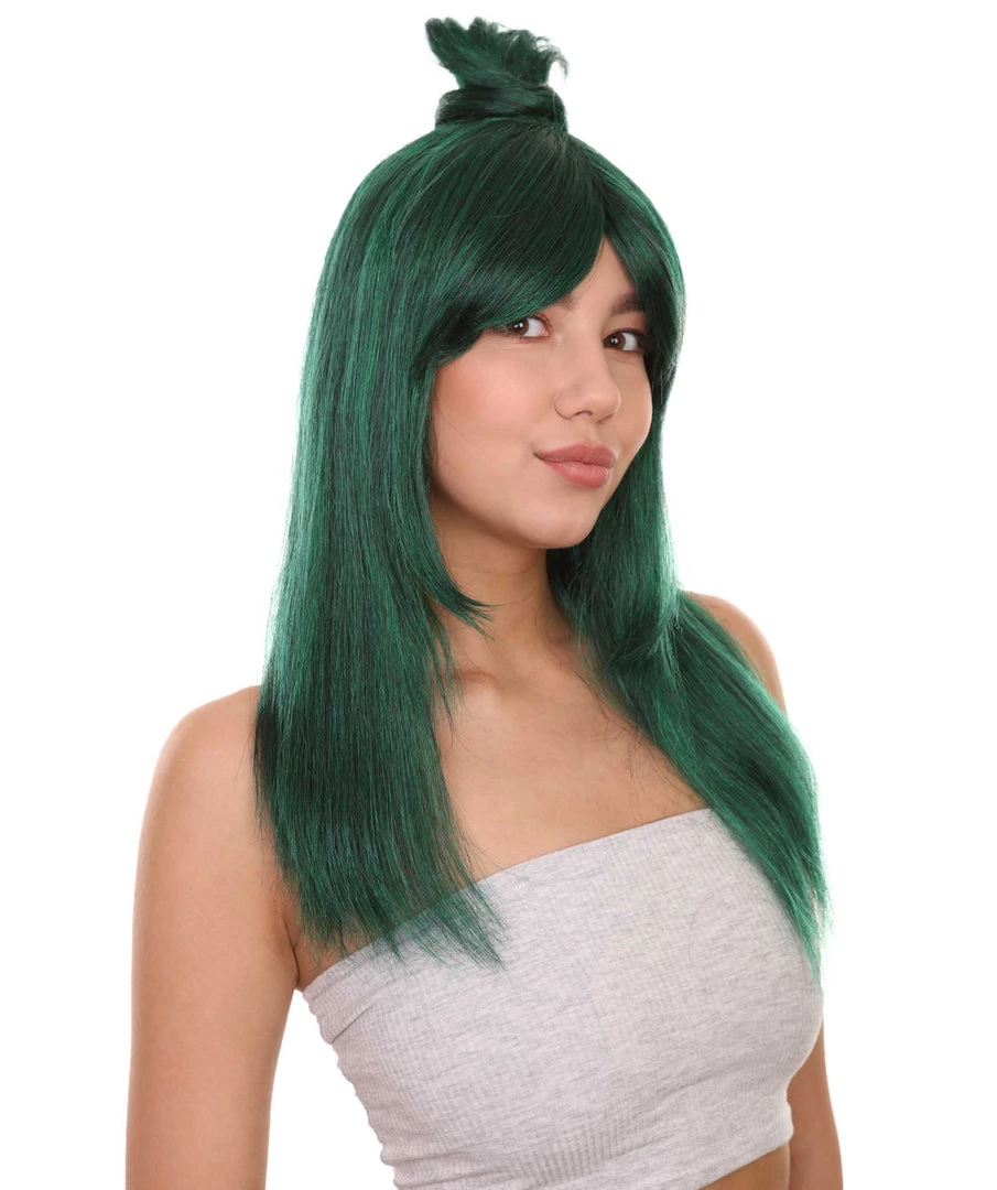Adult Women's 22" Inch Long Length Straight Halloween Cosplay Anime Hero Mother Wig, Synthetic Soft Fiber Hair, Perfect For Your Next Conventiton And Party! | HPO 6 Adult Women's 22" Inch Long Length Straight Halloween Cosplay Anime Hero Mother Wig, Synthetic Soft Fiber Hair, Perfect For Your Next Conventiton And Party! | HPO