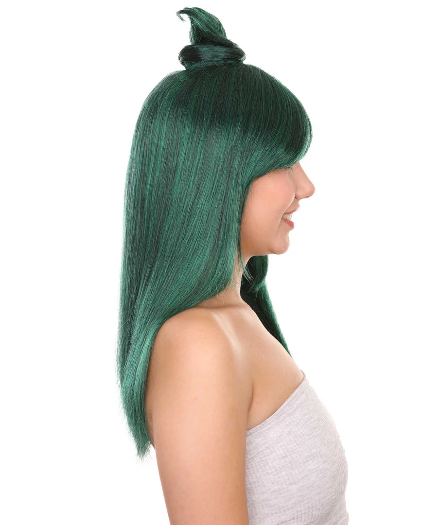 Adult Women's 22" Inch Long Length Straight Halloween Cosplay Anime Hero Mother Wig, Synthetic Soft Fiber Hair, Perfect For Your Next Conventiton And Party! | HPO 5 Adult Women's 22" Inch Long Length Straight Halloween Cosplay Anime Hero Mother Wig, Synthetic Soft Fiber Hair, Perfect For Your Next Conventiton And Party! | HPO