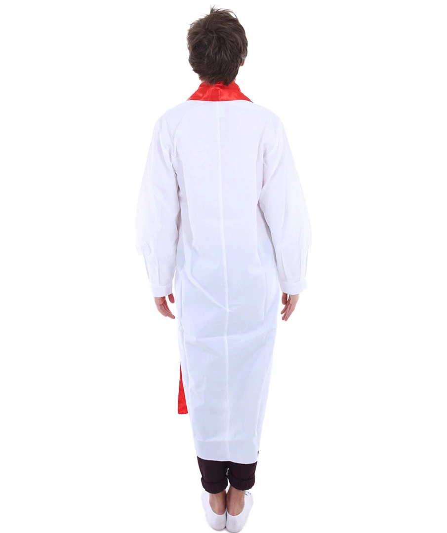 HPO Adult Men's Priest Robe Costume | White & Red Halloween Costume 3 HPO Adult Men's Priest Robe Costume | White & Red Halloween Costume