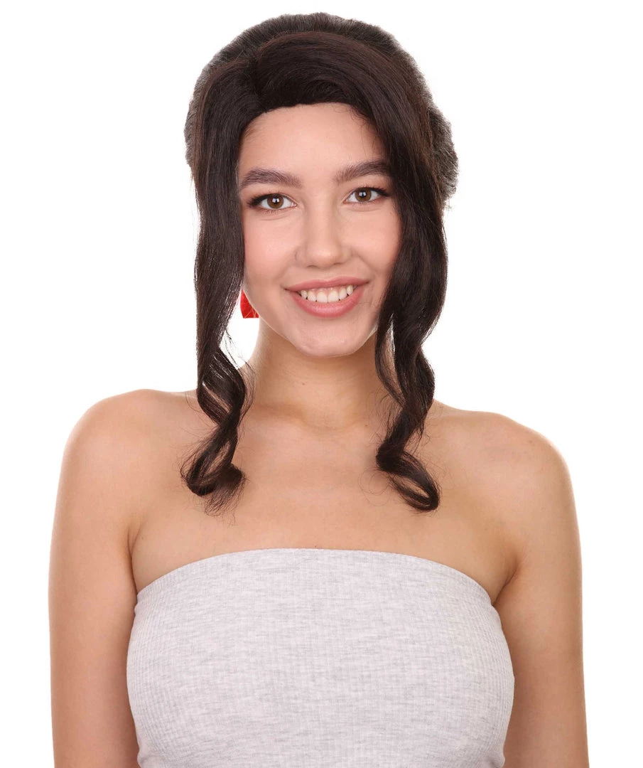 Adult Women's 14" Inch Medium Length Halloween Cosplay Demon King Costume Wig, Synthetic Soft Fiber Hair, Perfect For Your Next Festival And Group Anime Party! | HPO 1 Adult Women's 14" Inch Medium Length Halloween Cosplay Demon King Costume Wig, Synthetic Soft Fiber Hair, Perfect For Your Next Festival And Group Anime Party! | HPO