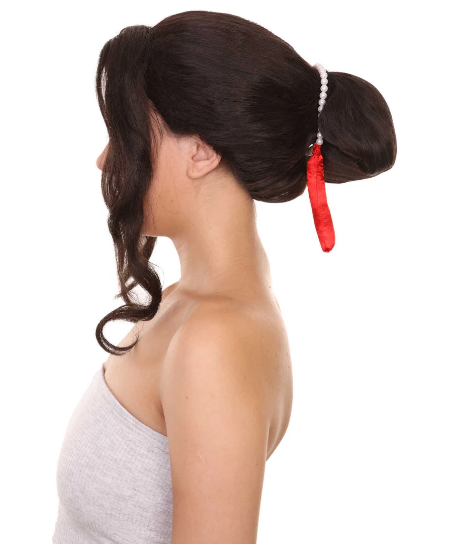 Adult Women's 14" Inch Medium Length Halloween Cosplay Demon King Costume Wig, Synthetic Soft Fiber Hair, Perfect For Your Next Festival And Group Anime Party! | HPO 3 Adult Women's 14" Inch Medium Length Halloween Cosplay Demon King Costume Wig, Synthetic Soft Fiber Hair, Perfect For Your Next Festival And Group Anime Party! | HPO