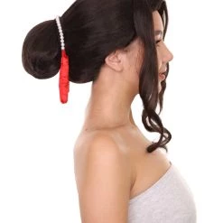 Adult Women's 14" Inch Medium Length Halloween Cosplay Demon King Costume Wig, Synthetic Soft Fiber Hair, Perfect For Your Next Festival And Group Anime Party! | HPO 13 Adult Women's 14