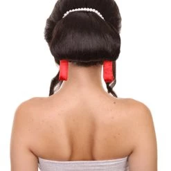 Adult Women's 14" Inch Medium Length Halloween Cosplay Demon King Costume Wig, Synthetic Soft Fiber Hair, Perfect For Your Next Festival And Group Anime Party! | HPO 12 Adult Women's 14