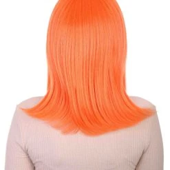 HPO Pageboy Orange Wig | Party Ready Fancy Cosplay Halloween Wig | Premium Breathable Capless Cap 14 HPO Pageboy Orange Wig | Party Ready Fancy Cosplay Halloween Wig | Premium Breathable Capless Cap