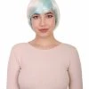 HPO Highlight Bob Womens Wig | Glamour Medium Cosplay Halloween Wig | Premium Breathable Capless Cap