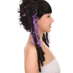 HPO Men's Deluxe Witch Womens Wig | Gothic Horror Cosplay Halloween Wig | Premium Breathable Capless Cap 13 HPO Men's Deluxe Witch Womens Wig | Gothic Horror Cosplay Halloween Wig | Premium Breathable Capless Cap