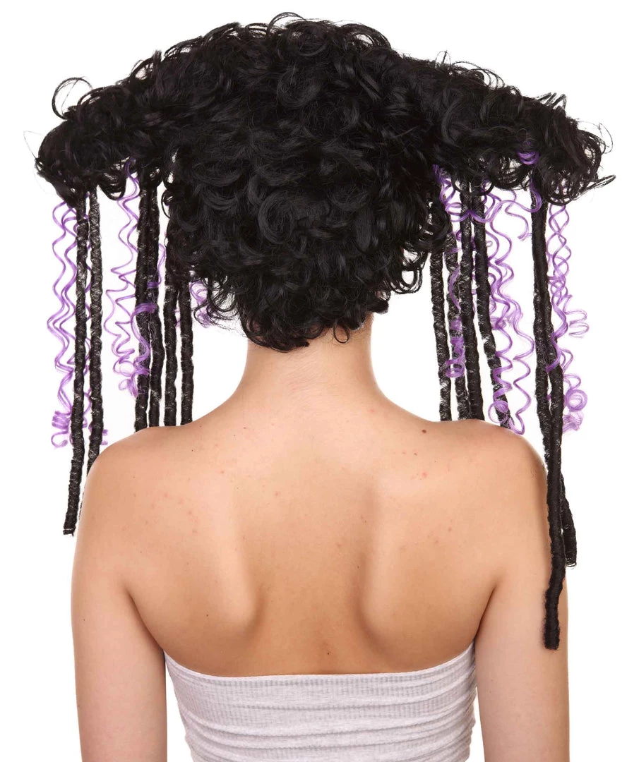 HPO Men's Deluxe Witch Womens Wig | Gothic Horror Cosplay Halloween Wig | Premium Breathable Capless Cap 4 HPO Men's Deluxe Witch Womens Wig | Gothic Horror Cosplay Halloween Wig | Premium Breathable Capless Cap