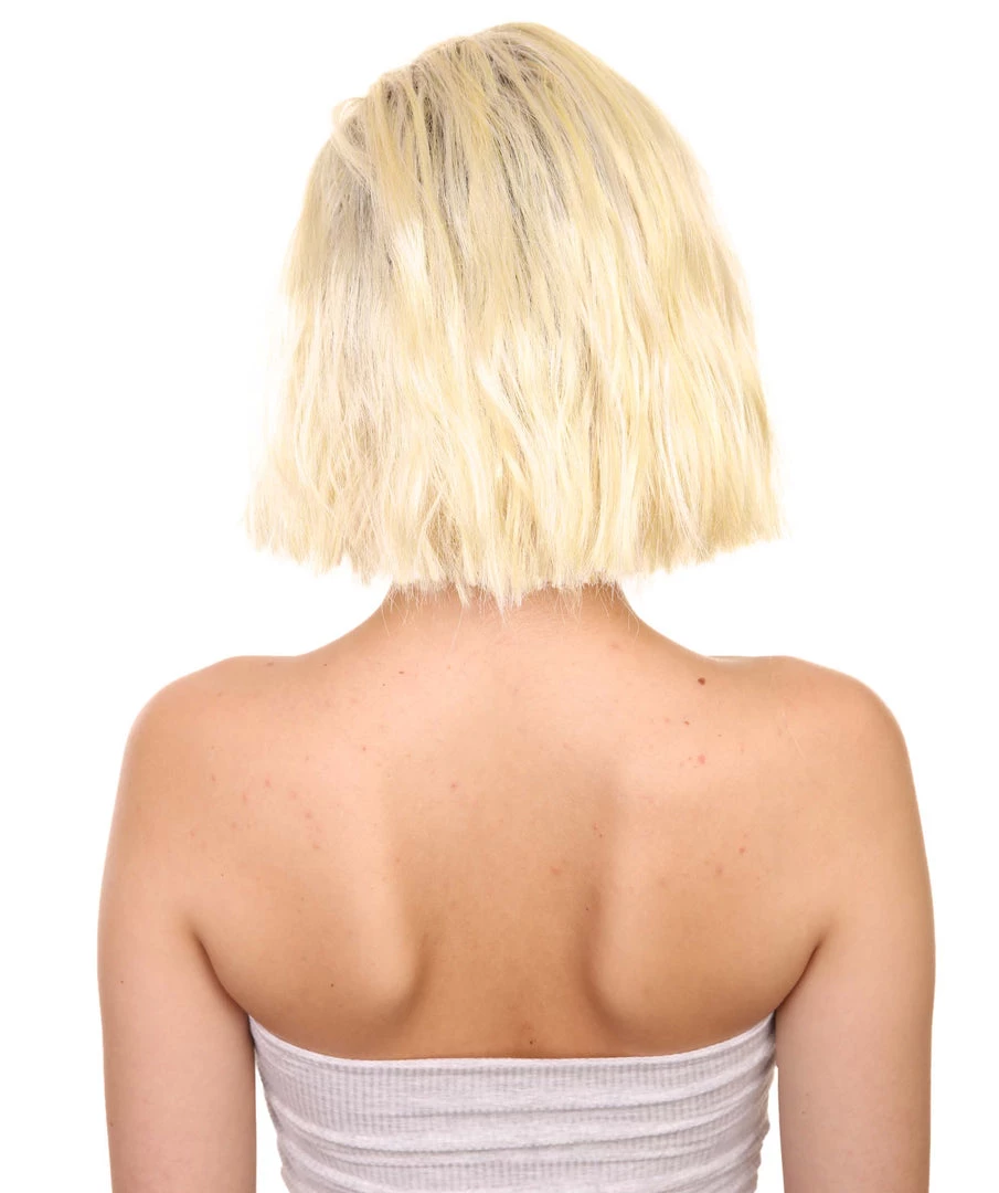 Adult Women's 10" Inch Short Length Halloween Cosplay Ombre Pop Star Fireworks Costume Wig, Synthetic Soft Fiber Hair | HPO 4 Adult Women's 10" Inch Short Length Halloween Cosplay Ombre Pop Star Fireworks Costume Wig, Synthetic Soft Fiber Hair | HPO