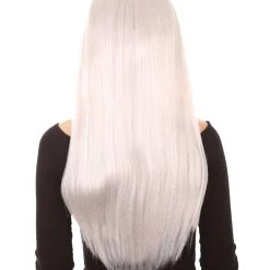 HPO Womens Witch Wigs | Black Long Horror Halloween Wigs | Premium Breathable Capless Cap Men's