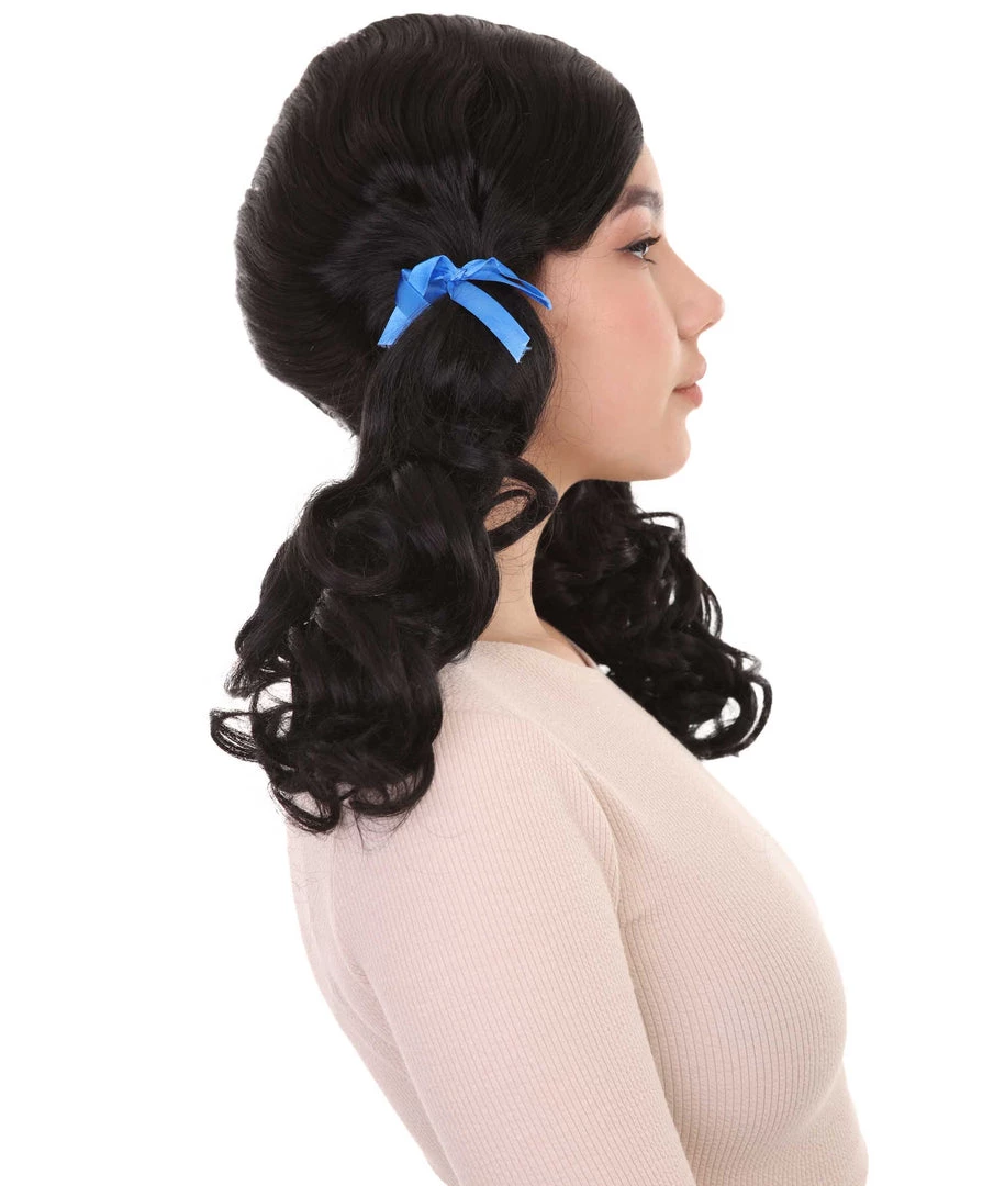 HPO Womens Farm Girl Wig | Traditional Cowgirl Colonial Character Halloween Wig | Premium Breathable Capless Cap Women's 6 HPO Womens Farm Girl Wig | Traditional Cowgirl Colonial Character Halloween Wig | Premium Breathable Capless Cap Women's