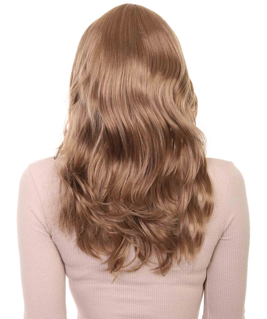 HPO Women's Grecian Goddess Womens Wig | Wavy Layered Golden Wig | Premium Breathable Capless Cap 4 HPO Women's Grecian Goddess Womens Wig | Wavy Layered Golden Wig | Premium Breathable Capless Cap