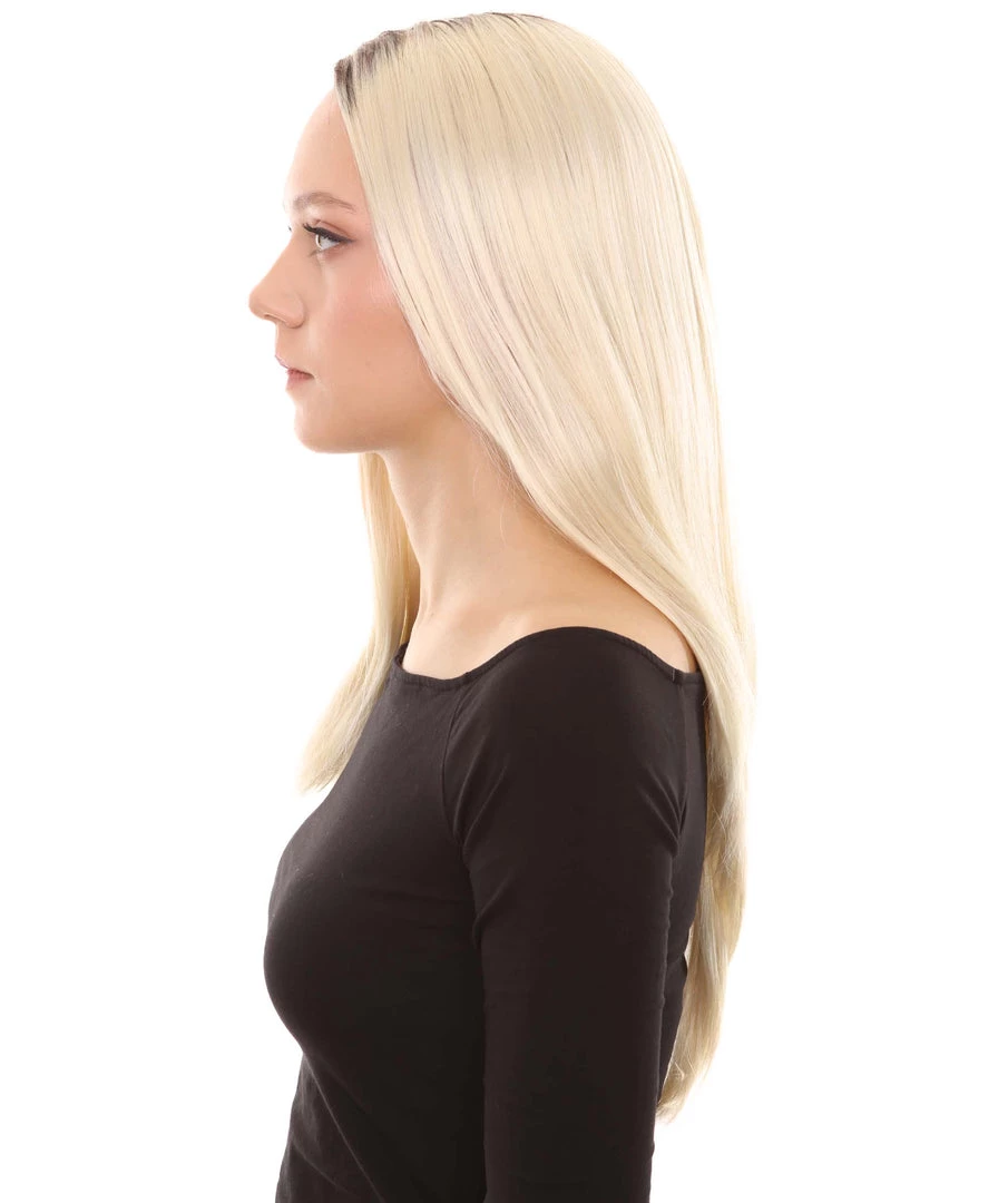 HPO Evil Bride Adult Women's Wig | Blond Cosplay Halloween Wig | Premium Breathable Capless Cap 10 HPO Evil Bride Adult Women's Wig | Blond Cosplay Halloween Wig | Premium Breathable Capless Cap