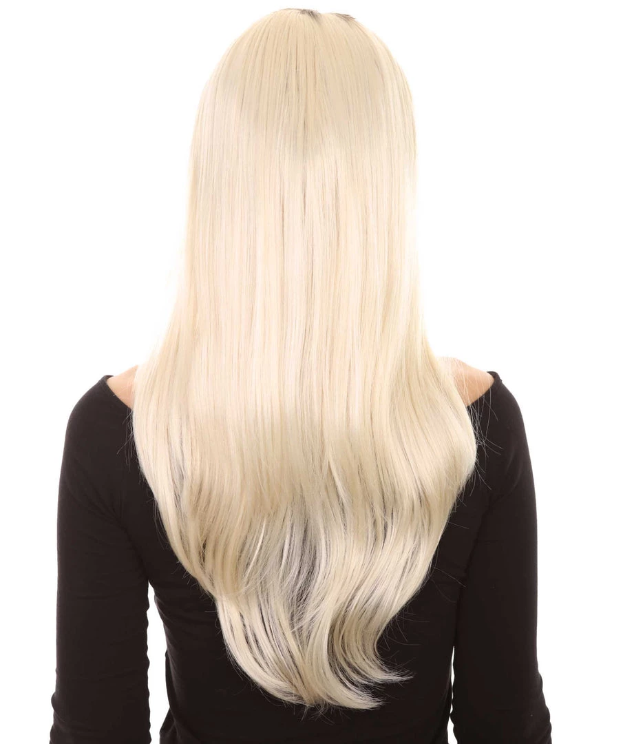 HPO Evil Bride Adult Women's Wig | Blond Cosplay Halloween Wig | Premium Breathable Capless Cap 11 HPO Evil Bride Adult Women's Wig | Blond Cosplay Halloween Wig | Premium Breathable Capless Cap