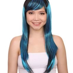 HPO Women's Sexy Peacock Womens Wig | Party Ready Fancy Cosplay Halloween Wig | Premium Breathable Capless Cap