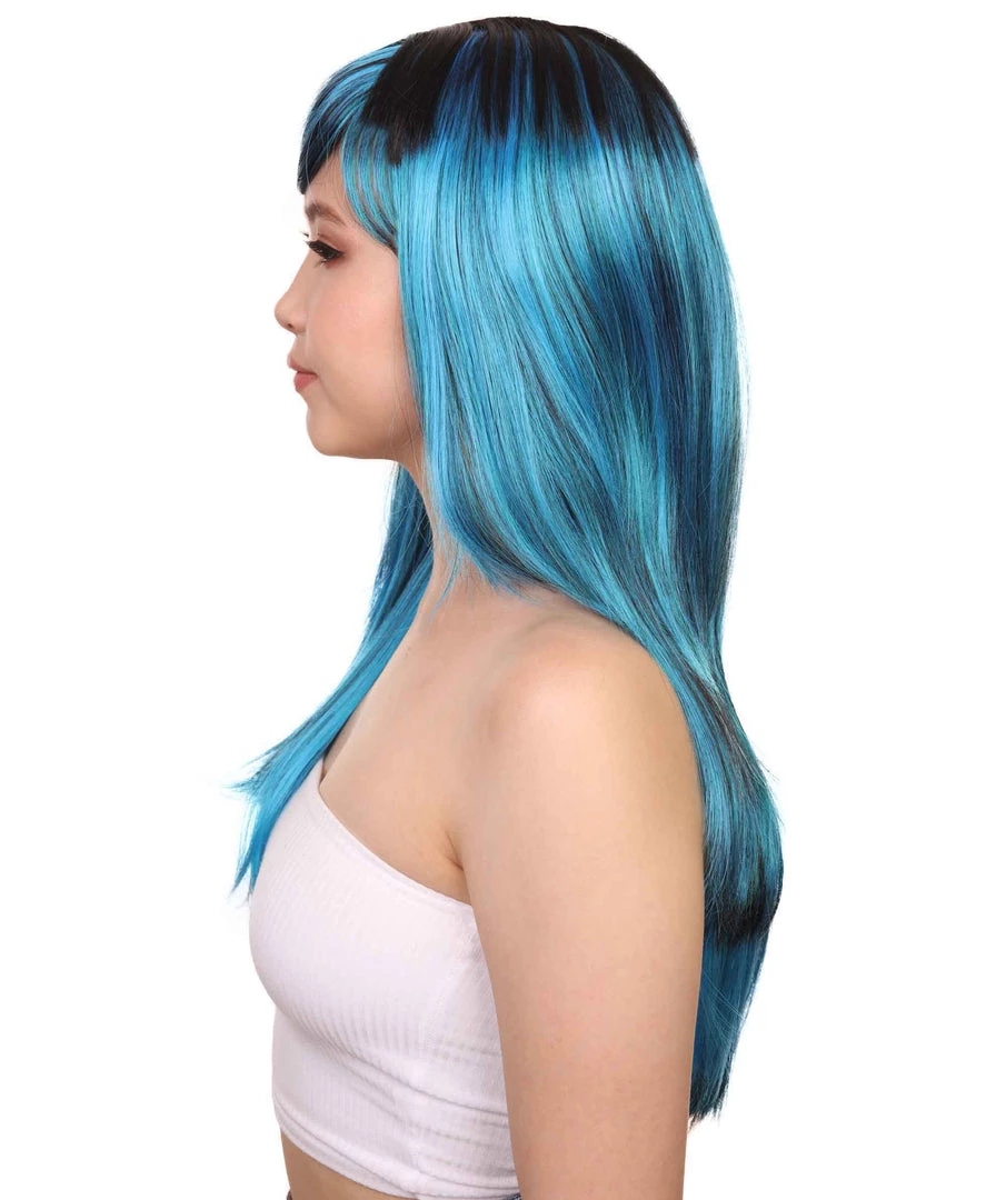 HPO Women's Sexy Peacock Womens Wig | Party Ready Fancy Cosplay Halloween Wig | Premium Breathable Capless Cap 3 HPO Women's Sexy Peacock Womens Wig | Party Ready Fancy Cosplay Halloween Wig | Premium Breathable Capless Cap