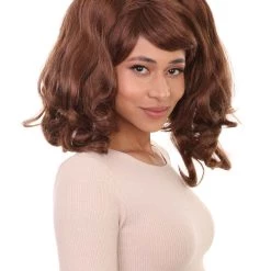 HPO Womens Brown Ponytail Wig | Video Game Wigs | Premium Breathable Capless Cap 14 HPO Womens Brown Ponytail Wig | Video Game Wigs | Premium Breathable Capless Cap