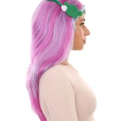HPO Womens Fairy Wig | Purple Storybook & Fairytale Wigs | Premium Breathable Capless Cap Women's