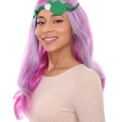 HPO Womens Fairy Wig | Purple Storybook & Fairytale Wigs | Premium Breathable Capless Cap Women's
