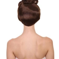 HPO Women's Womens Missy Mistress Brown Wig | TV/Movie Wigs | Premium Breathable Capless Cap