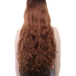 HPO Native American Bride Womens Wig | Long Brown Blonde Fancy Cosplay Halloween Wig | Premium Breathable Capless Cap 12 HPO Native American Bride Womens Wig | Long Brown Blonde Fancy Cosplay Halloween Wig | Premium Breathable Capless Cap