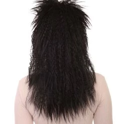 HPO Women Funky Style Black Wig | Premium Breathable Capless Cap 14 HPO Women Funky Style Black Wig | Premium Breathable Capless Cap