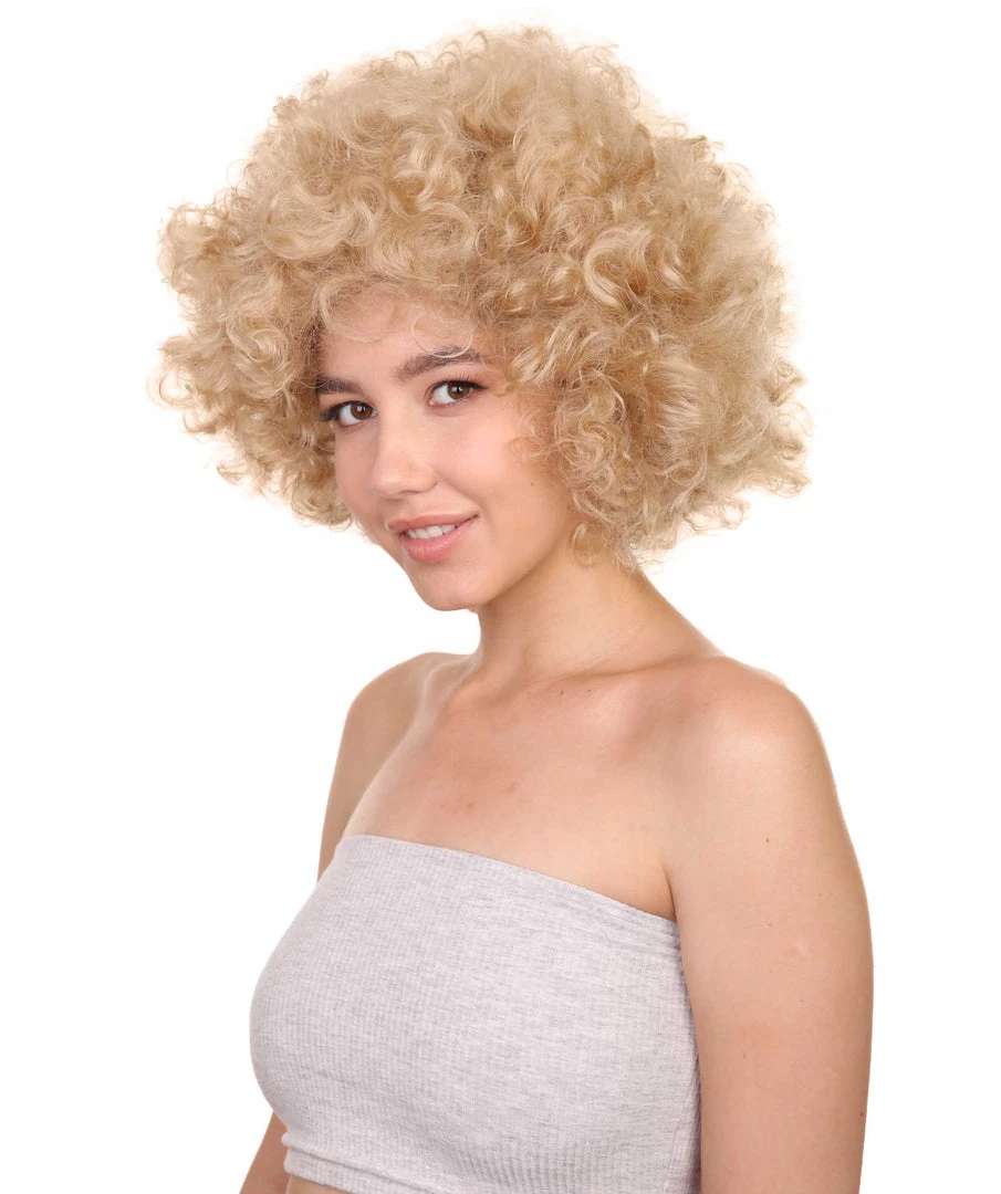 HPO Afro Unisex Wig | Super Size Party Event Ready Cosplay Halloween Wig Multiple Colors 16 HPO Afro Unisex Wig | Super Size Party Event Ready Cosplay Halloween Wig Multiple Colors