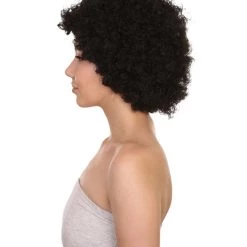 HPO Black Afro Unisex Wig | Super Sized Jumbo Party Event Ready Cosplay Halloween Wig Women's