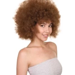 HPO Women's Unisex Afro Wig Collections | Jumbo Cosplay Halloween Wig (Lots Of Color) | Premium Breathable Capless Cap