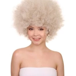 HPO Women's Unisex Afro Wig Collections | Jumbo Cosplay Halloween Wig (Lots Of Color) | Premium Breathable Capless Cap