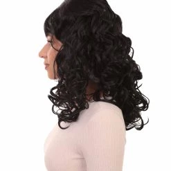 HPO 60's Teaser Womens Wig | Black Vintage Halloween Wig 12 HPO 60's Teaser Womens Wig | Black Vintage Halloween Wig