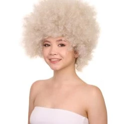 HPO Women's Unisex Afro Wig Collections | Jumbo Cosplay Halloween Wig (Lots Of Color) | Premium Breathable Capless Cap