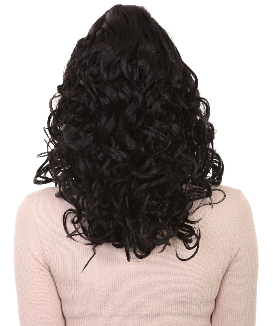 HPO 60's Teaser Womens Wig | Black Vintage Halloween Wig 5 HPO 60's Teaser Womens Wig | Black Vintage Halloween Wig