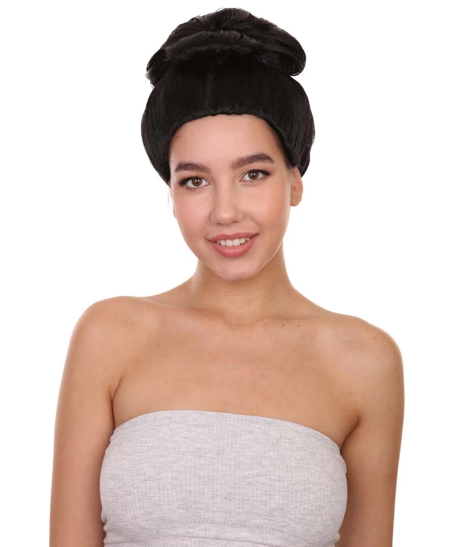 HPO Women's Pinned Up China Girl Wig | Black Cosplay Wig | Premium Breathable Capless Cap 1 HPO Women's Pinned Up China Girl Wig | Black Cosplay Wig | Premium Breathable Capless Cap